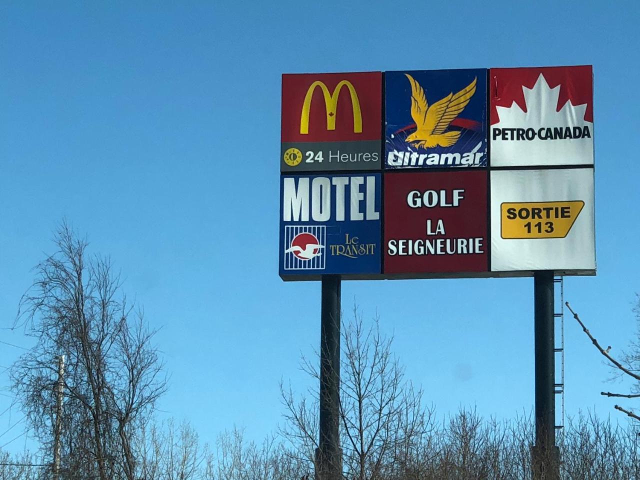 Motel Le Transit Mont-Saint-Hilaire Exteriör bild